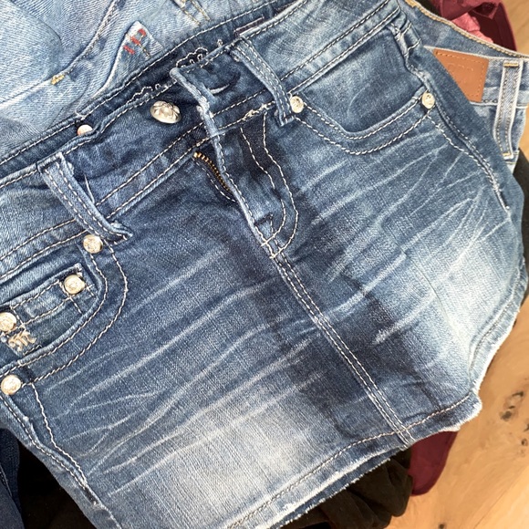 MISS ME 👼 angel sparkle rhinestone miniskirt - Picture 5 of 5